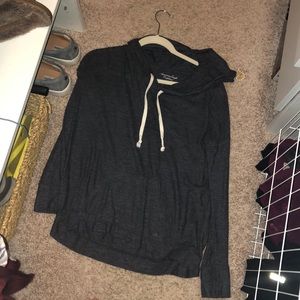 Grey hoodie american eagle